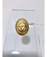 Vintage &#39;80s Brushed Gold Oval Embossed Etruscan Sunburst Triangle Bolo ... - $303.68 MXN