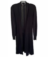 Sabra Women&#39;s Open Front Knit Cardigan Long Sleeve Cotton Acrylic Size M... - $18.99 CAD