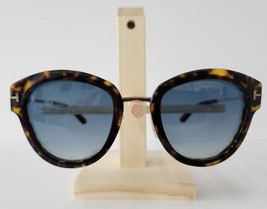 Tom Ford Mia TF-574 Sunglasses Dark Havana 52P Authentic New - $249.95