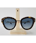 Tom Ford Mia TF-574 Sunglasses Dark Havana 52P Authentic New - $249.95