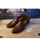 Aerosoles East Side Loafer Leather Almond Toe Cognac Size US 7.5 M - $94.13 CAD