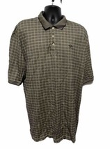 Swallow Golf Merceriged Cotton Grey Check Polo Shirt Size 2 XL  vtd - £13.76 GBP