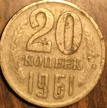 1962 RUSSIA 20 KOPEKS COIN - £1.92 GBP