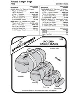 Round Cargo Bags #202 Duffel Gym Travel Sewing Pattern (Pattern Only) gp202 - $147.42 MXN