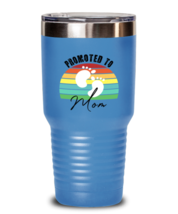 Mom Tumbler Promoted To Mom LtBlue-T-30oz  - £25.69 GBP