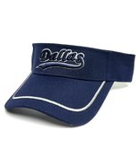 Dallas City Navy Blue Embroidered Hat Cap Golf Sun Visor Adult Men&#39;s Adj... - $183.84 MXN