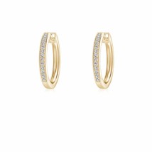 Angara Natural 0.9mm Diamond Classic Earrings in 14K Yellow Gold for Women - £226.50 GBP