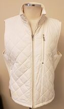 Lauren Ralph Lauren Quilted Vest Size-XL Cream - $39.58