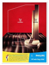 Philips Brilliance 4500AX Flat Panel LCD Monitor Vintage 1997 Print Maga... - $10.64 CAD