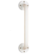 Wall Grab Bar Support Size: 12", Finish: Ivory #8012PC-R Heavy Duty Steel - $13.86
