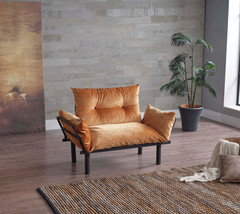 Sona Futon Love Seat: Stylish, Compact Sofa Bed for Small Spaces - $4,007.40 MXN