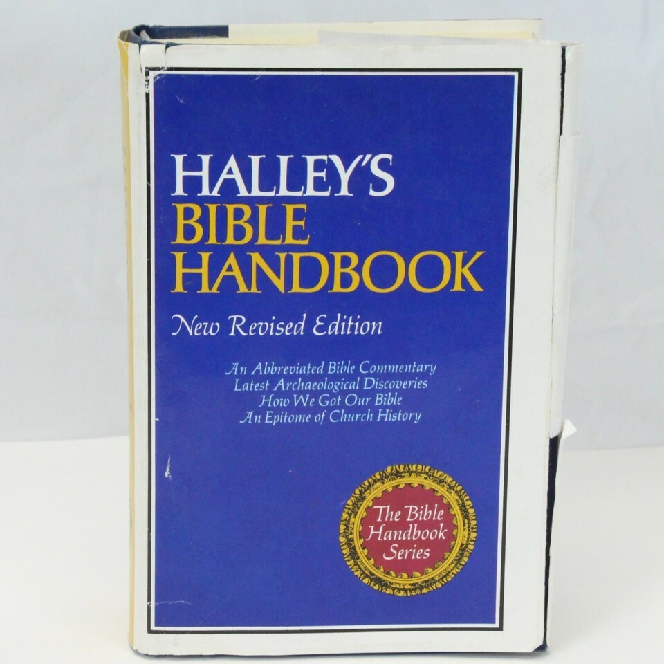 Halley&#39;s Bible Handbook New Revised Edition 1965 HC/DJ  Religion  God Jesus - $20.57