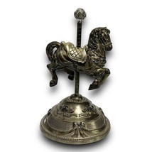 Vintage Carousel Horse Solid Brass  Music Box - £31.00 GBP
