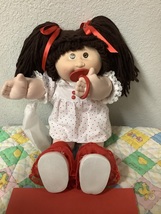 Cabbage Patch Kid 25th Anniversary Girl With Pacifier Brown Hair Brown E... - $265.00