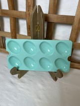 Vintage Tupperware Deviled Egg Tray Replacement Insert Mint Green - £6.02 GBP