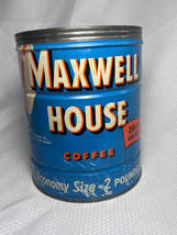 Maxwell House Coffee Hoboken NJ Wind Key Drip Grind Coffee Can 2 Lb Tin ... - £23.67 GBP