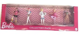 Barbie Collector 5 Pack Mini 3&quot; Figurines Singer Dancer Astronaut Sports Age 3+ - £9.23 GBP