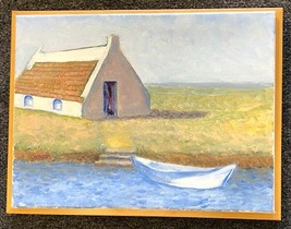 Oil Painting Original Provence France Camargue House 12x16 Signed David Camardo - £75.91 GBP