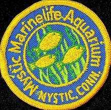 Mystic Marinelife Aquarium, Mystic, CT - Embroidered Patch - Unused - $6.79