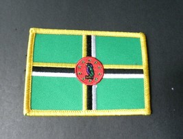 Dominica Embroidered International Country Flag Patch 2.5 X 3.5 Inches - £4.21 GBP