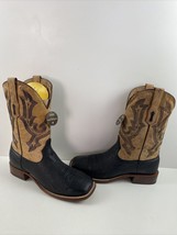 NWOB Corral Black/Honey Ostrich Embroidery Square Toe Western Boots Men’s 11 EE - £169.61 GBP