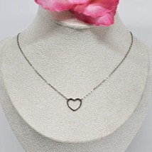 925 Sterling Silver - Heart Pendant Chain Necklace - $24.95