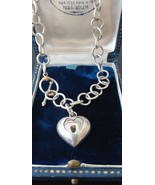 Collana vintage antica in argento sterling con abalone modernista, molto... - $127.96
