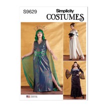 Simplicity Sewing Pattern 9629 11610 Costume Gown Womens Size 10-18 - £6.49 GBP