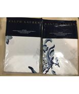 RALPH LAUREN BLANC BLEU FALLON FLORAL BLUE/WHITE 1pc KING  SHAM Nip $145 - $61.42