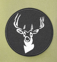 Buck / Deer Hunter Iron On Sew On Embroidered Patch 3 &quot;x 3 &quot; - £4.28 GBP