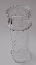 Red Lobster Lighthouse Glass Embossed Sailboat Drinking Nautical 7 3/8&quot; Vintage - £7.93 GBP