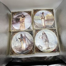 Artaffects “ Indian Bridal” Series Set Of 4 Gregory Perillo Collector Pl... - £65.64 GBP