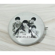 The Beatles Vintage Pinback Button Band Member Photo Pin Small Button - £11.16 GBP