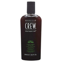 American Crew 3-In-1 Tea Tree Shampoo Conditioner Body Wash 8.4oz 250ml - $16.34