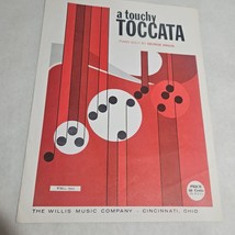 A Touchy Toccata Piano Solo by George Anson 1972 Sheet Music - $6.98