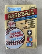 (1) 1991 Donruss Baseball Series 1 Jumbo Wax Pack (40 Cards) - Factory S... - $120.77 MXN