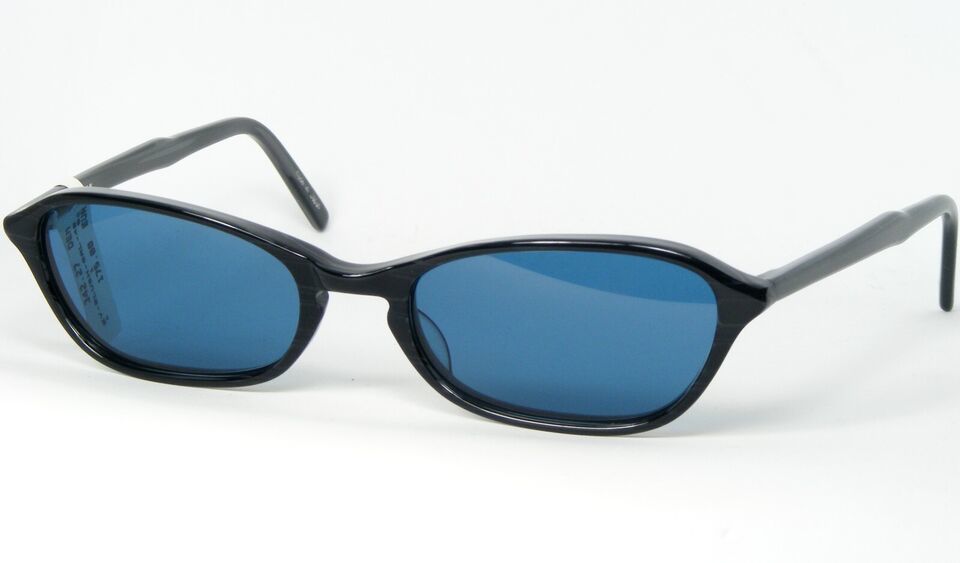 EYEVAN Blush Gal Black/Grey Sunglasses With Blue Lenses 49-18-140mm Japa... - $107.91