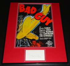 Virginia Grey Signed Framed 16x20 Bad Guy Poster Display - £119.06 GBP