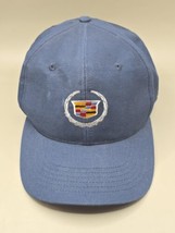 Cadillac - Blue Hook &amp; Loop Logo Hat - Adjustable La MODE-USA - £10.78 GBP