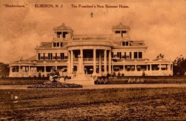 Postcard Shadowlawn Summer White House Elberon NJ-ANTIQUE 1915 Postcard BK53 - £7.12 GBP