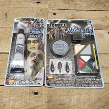 Zombie Makeup Kit &amp; Zombie Gray Cream Makeup Bundle - £9.45 GBP