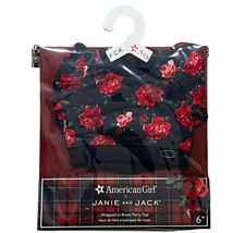 American Girl x Janie and Jack Wrapped in Roses Party Top for 18&quot; Dolls New - £13.61 GBP