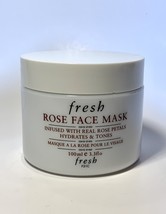 FRESH ~ ROSE FACE MASK WITH REAL ROSE PETALS ~ 3.3 OZ / 100ML NWOB - $910.39 MXN