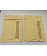 Vintage Bookkeeping Ledger Cards 100 A/R  Card Product 83 2 Sided  6.37&quot;... - £18.57 GBP
