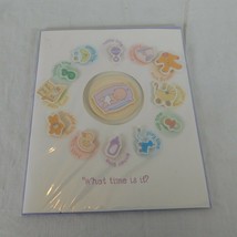 Paper Magic Group New Baby Greeting Card What Time Is It? Bath Play Nap Envelope - $4.00
