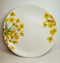 Bee &amp; Willow Charlotte Floral Yellow Wildflower Appetizer Salad Dessert Plate - $15.79