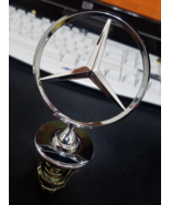 RARE MERCEDES ANTI-THEFT REMOVABLE HOOD STAR ORNAMENT 123 124 300D 300CD... - $352.12 CAD