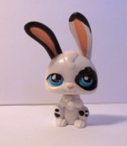Littlest Pet Shop Black and White Magic Motion Bunny Rabbit with Blue Eyes # no  - £5.53 GBP