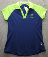 Jofit Golf Polo Shirt Women Medium Multi Short Sleeve Collared Seaview C... - $559.53 MXN