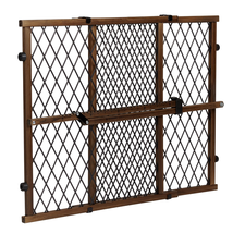 Position &amp; Lock Baby Gate, Pressure-Mounted, Farmhouse Collection - $36.42